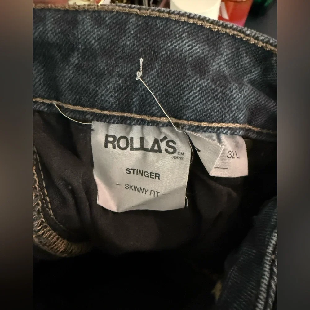 Rolla’s Stinger Men’s Skinny Jeans Dark Wash 33 W 32L